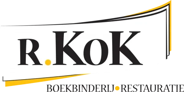 Bedrijfslogo van Boekbinderij Kok in Maartensdijk